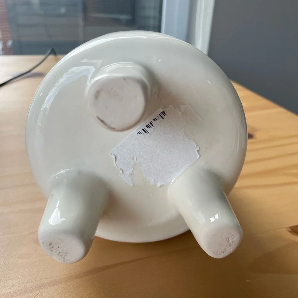 Cat Ceramic Planter With Artificial Succulent
